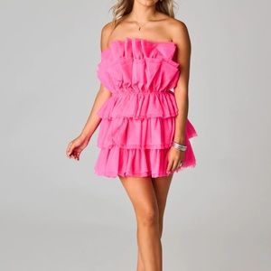 Buddy Love tulle mini dress